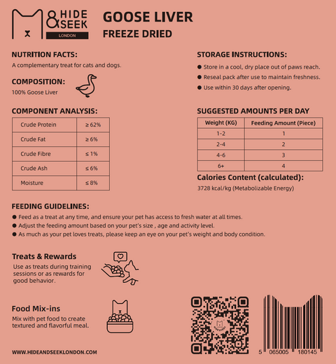 Freeze Dried Goose Liver