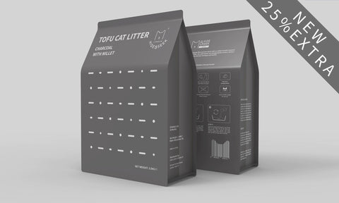 Charcoal Tofu Cat Litter with Millet (10L/3.5KG)