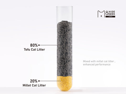 Charcoal Tofu Cat Litter with Millet (6KG x 4)