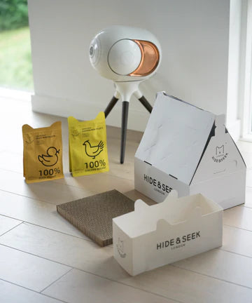 Free Cat House + Charcoal Tofu Cat Litter