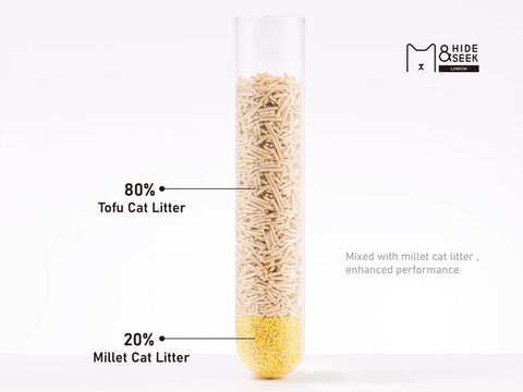 Tofu Cat Litter Original with Millet (Pack of 6)（60L/21KG）